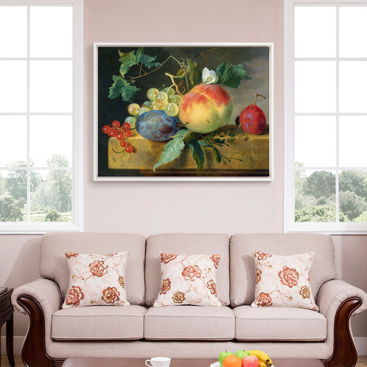 Jan van Huysum,Fruit Still Life,large wall art,framed wall art,canvas wall art,large canvas,M4261