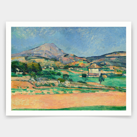 Paul Cezanne,The Plain of the Mount St,art prints,Vintage art,canvas wall art,famous art prints,V4766