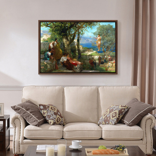 Henryk Siemiradzki,Rope Dancer,canvas print,canvas art,canvas wall art,large wall art,framed wall art,p1742