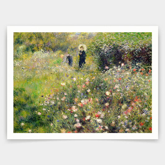 Pierre Auguste Renoir,Summer Landscape,art prints,Vintage art,canvas wall art,famous art prints,V4864