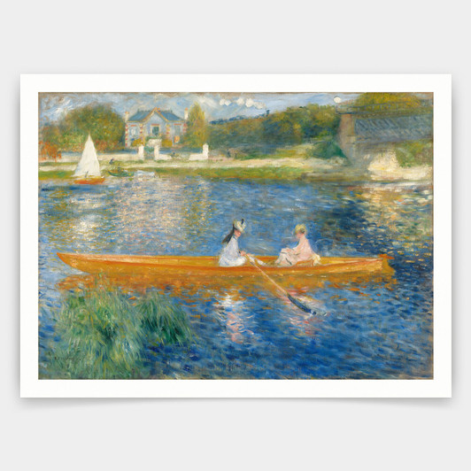 Pierre-Auguste Renoir,The Skiff ,art prints,Vintage art,canvas wall art,famous art prints,V4889