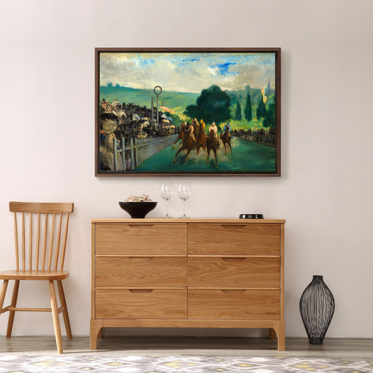Edouard Manet,The Races at Longchamp,race art,canvas print,canvas art,canvas wall art,large wall art,framed wall art,p1657