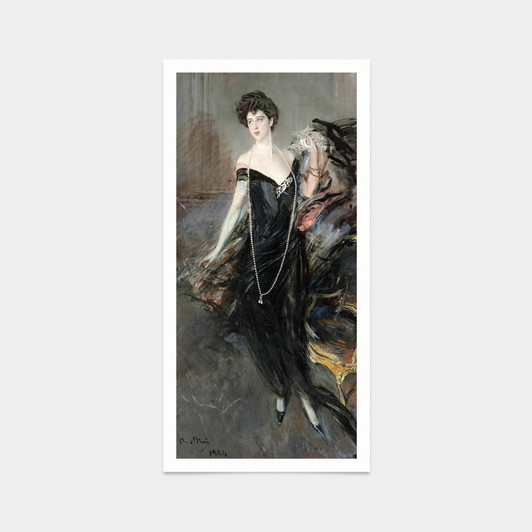 Giovanni Boldini,Portrait of Donna Franca Florio,Fashion Beauty Portrait,art prints,Vintage art,canvas wall art,famous art prints,V7696
