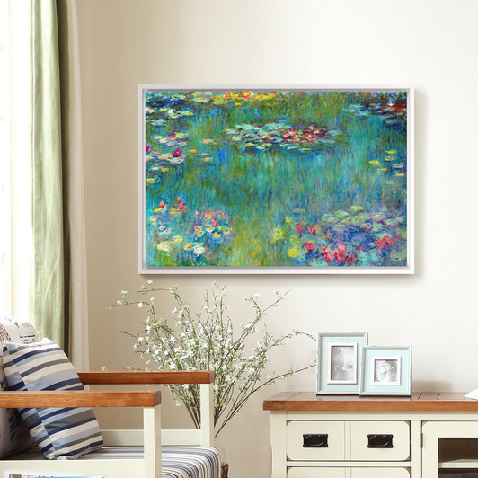 Claude Monet,Water Lilies,Green water lily pond,canvas print,canvas art,canvas wall art,large wall art,framed wall art,p1639