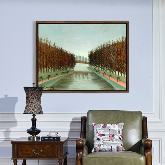 Henri Rousseau,Le canal,large wall art,framed wall art,canvas wall art,large canvas,M4128