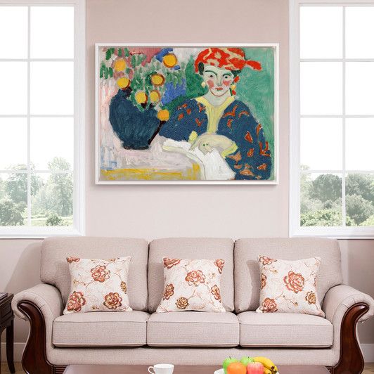 Henri Matisse,Henri Matisse,The Madras,large wall art,framed wall art,canvas wall art,large canvas,M4113