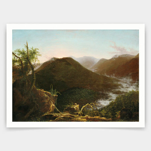 Thomas Cole,Sunrise in the Catskills, 1826,art prints,Vintage art,canvas wall art,famous art prints,V5024