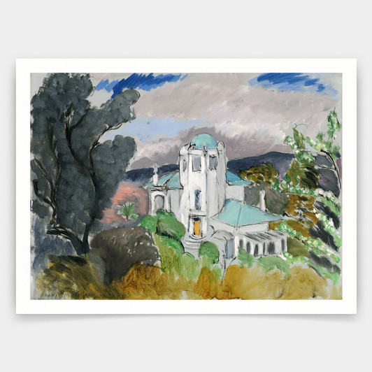 Henri Matisse,Blue Villa 1918,art prints,Vintage art,canvas wall art,famous art prints,q1072