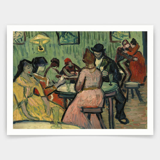 Vincent van Gogh,The Brothel,art prints,Vintage art,canvas wall art,famous art prints,V5103