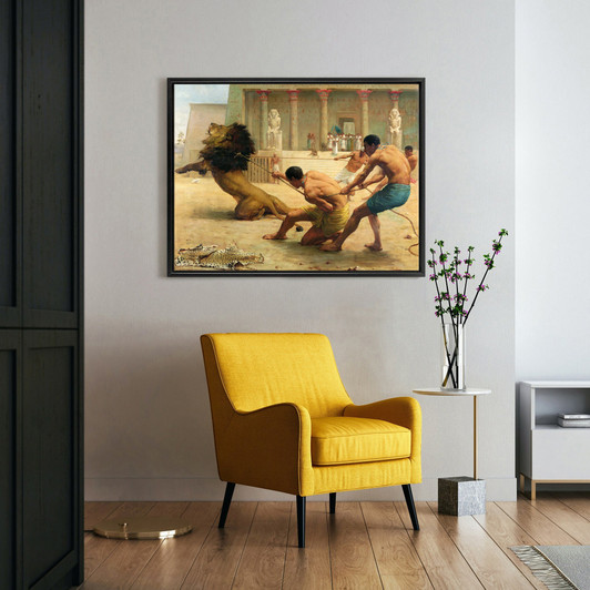 George Goodwin Kilburne,Ancient Sport,large wall art,framed wall art,canvas wall art,large canvas,M3870