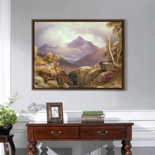 George Fennel Robson,Ben Lomond Drawing,large wall art,framed wall art,canvas wall art,large canvas,M3861