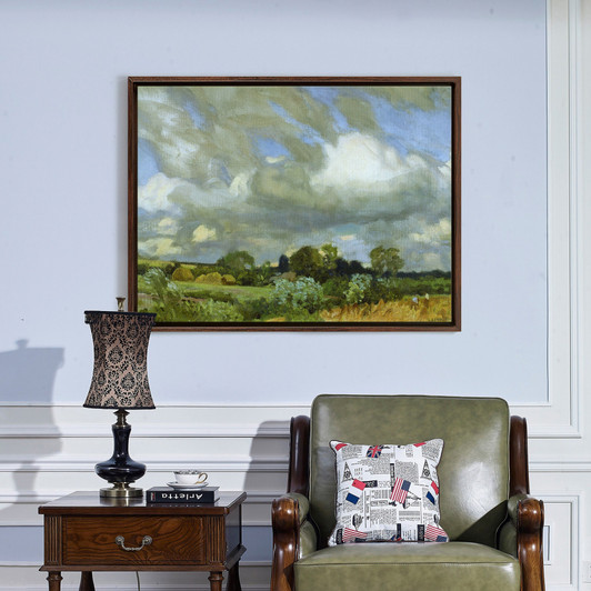 George Clausen,Haymaking By George Clausen,large wall art,framed wall art,canvas wall art,large canvas,M3857