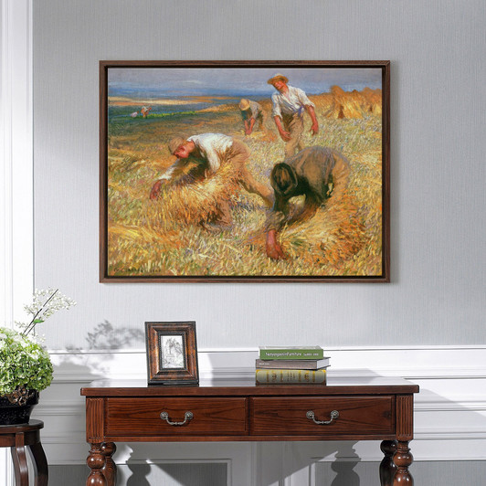 George Clausen,Binding Sheaves, 1905,large wall art,framed wall art,canvas wall art,large canvas,M3854