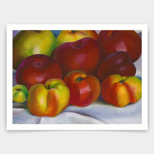 Georgia O'Keeffe,Apple Family,art prints,Vintage art,canvas wall art,famous art prints,q1046
