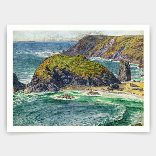 William Holman Hunt,Asparagus Island,art prints,Vintage art,canvas wall art,famous art prints,V5161