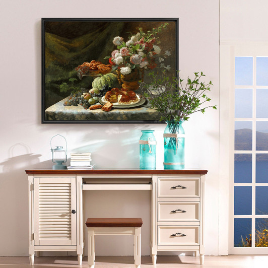 Frans Mortelmans,Still life with Pumpkin,large wall art,framed wall art,canvas wall art,large canvas,M3774