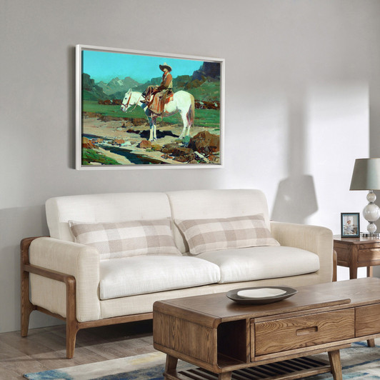 Frank Tenney Johnson,Valley of the Moon,large wall art,framed wall art,canvas wall art,large canvas,M3773