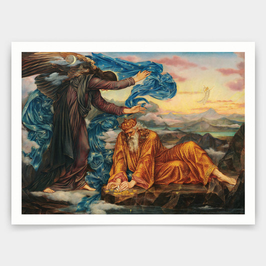 Evelyn De Morgan,Earthbound,art prints,Vintage art,canvas wall art,famous art prints,q993