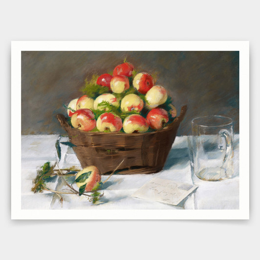 Eva Gonzales,Pommes d'Api, 1877-1878,art prints,Vintage art,canvas wall art,famous art prints,q991