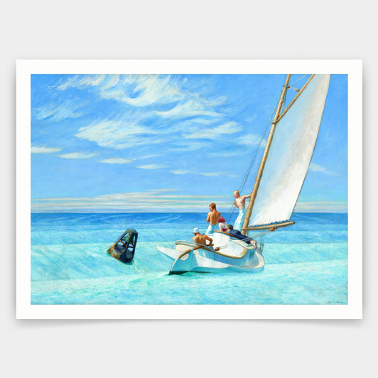 Edward Hopper,Ground Swell,art prints,Vintage art,canvas wall art,famous art prints,q971