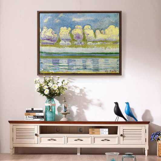 Ferdinand Hodler,Lake Geneva With The Swiss Jura,large wall art,framed wall art,canvas wall art,large canvas,M3712