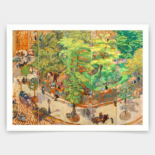 Edouard Vuillard,Place Vintimille,1911,art prints,Vintage art,canvas wall art,famous art prints,q964