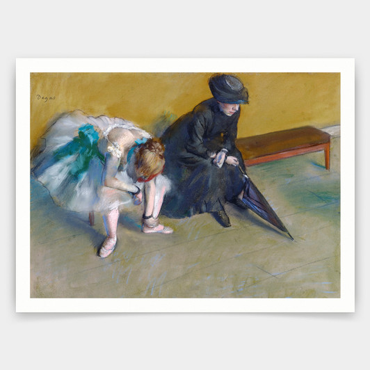 Edgar Degas,Waiting,art prints,Vintage art,canvas wall art,famous art prints,q953