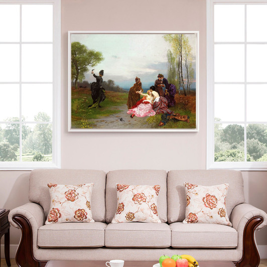 Emile Antoine Bayard,The Reconciliation,large wall art,framed wall art,canvas wall art,large canvas,M3630