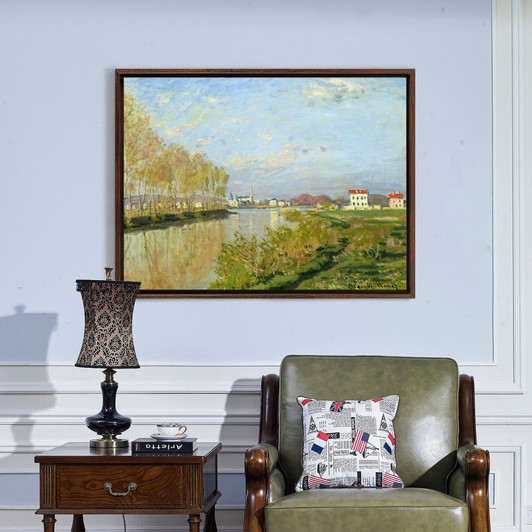 Claude Monet,The Seine at Argenteuil,large wall art,framed wall art,canvas wall art,large canvas,M3474