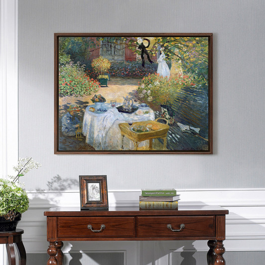 Claude Monet,The Luncheon,large wall art,framed wall art,canvas wall art,large canvas,M3465