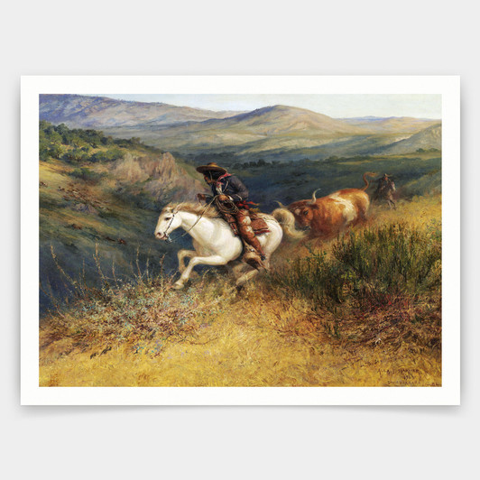 Alexander F,Vaqueros,art prints,Vintage art,canvas wall art,famous art prints,q734