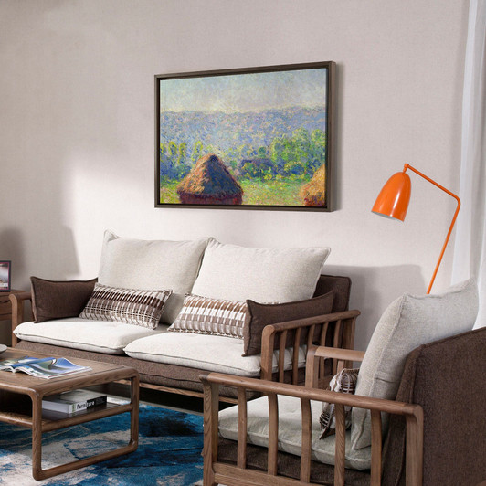 Claude Monet,The Haystacks,large wall art,framed wall art,canvas wall art,large canvas,M3460