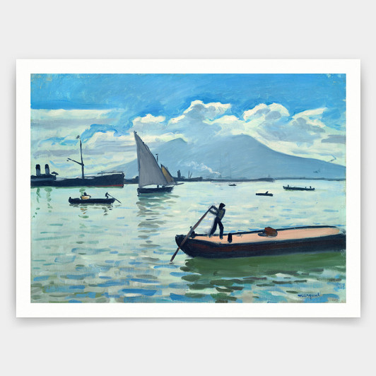 Albert Marquet,Gulf of Naples 1909,art prints,Vintage art,canvas wall art,famous art prints,q728