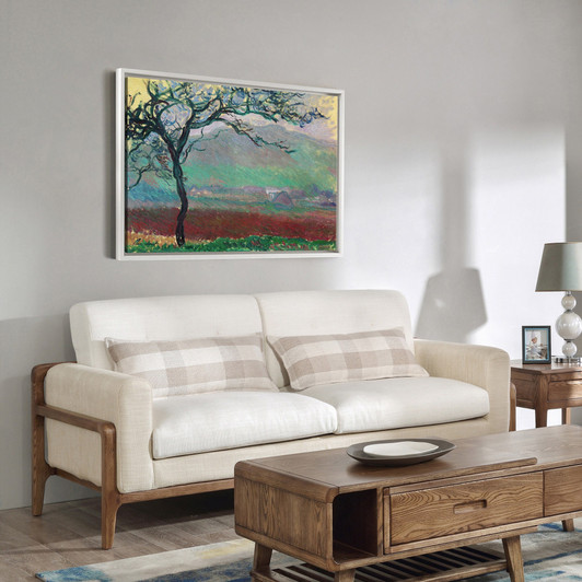 Claude Monet,Landscape in Giverny, 1887,large wall art,framed wall art,canvas wall art,large canvas,M3410