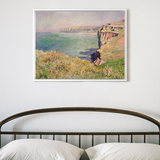 Claude Monet,Cliff at Varengeville,large wall art,framed wall art,canvas wall art,large canvas,M3390