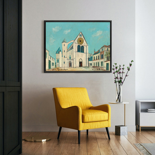 Church of Saint-Aignan,large wall art,framed wall art,canvas wall art,large canvas,M3367