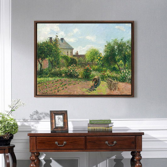 Camille Pissarro,The Artist's Garden at Eragny,large wall art,framed wall art,canvas wall art,large canvas,M3268