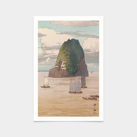 Yoshida Hiroshi,Xiaogushan,japanese painting,art prints,Vintage art,canvas wall art,famous art prints,V2952