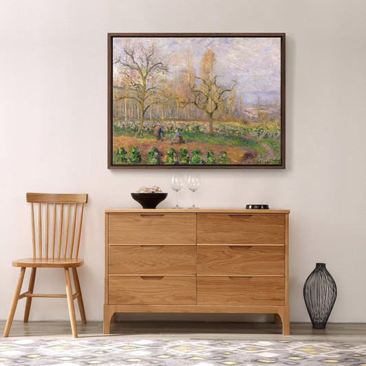Camille Pissarro,Orchard at Pontoise,large wall art,framed wall art,canvas wall art,large canvas,M3256