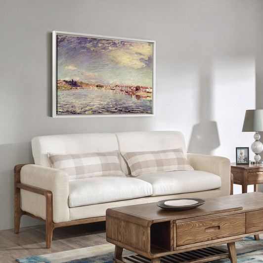 Alfred Sisley,Saint Mammes,large wall art,framed wall art,canvas wall art,large canvas,M3072