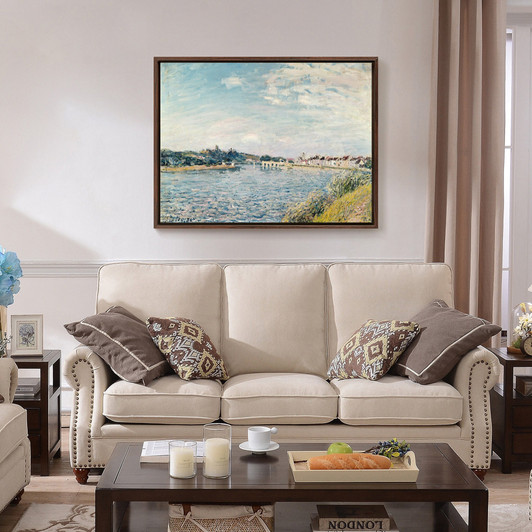 Alfred Sisley,Landscape, 1888 Oil On Canvas Photograph,large wall art,framed wall art,canvas wall art,large canvas,M3060