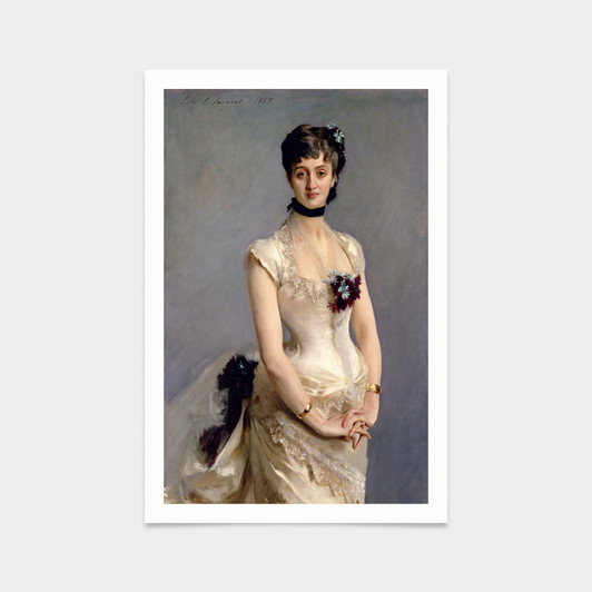 John Singer Sargent,Madame Paul Poirson,art prints,Vintage art,canvas wall art,famous art prints,V2647