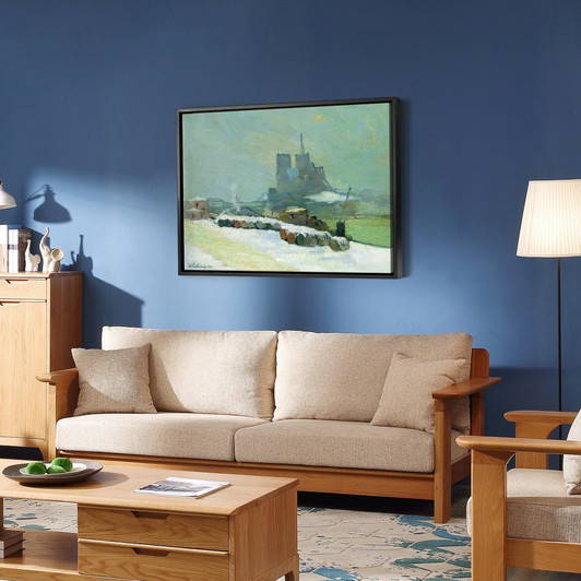 Albert Charles Lebourg,View of Notre Dame, 1894,large wall art,framed wall art,canvas wall art,large canvas,M3006