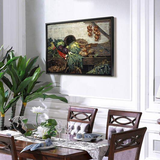 William York Macgregor,The Vegetable Stall,Vegetable still life,canvas print,canvas art,canvas wall art,large wall art,framed wall art,p1508