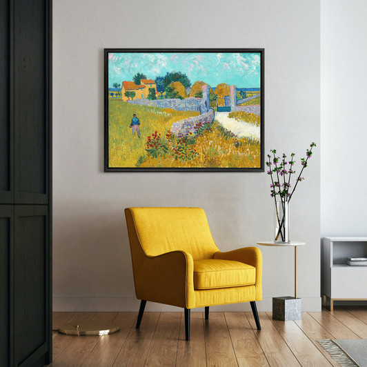 Vincent van Gogh,Farmhouse in Provence,canvas print,canvas art,canvas wall art,large wall art,framed wall art,p1429