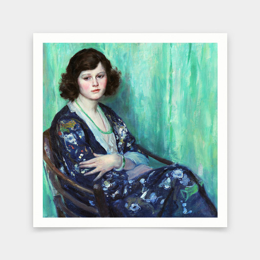 Guy Rose,Jade Beads,art prints,Vintage art,canvas wall art,famous art prints,q2713