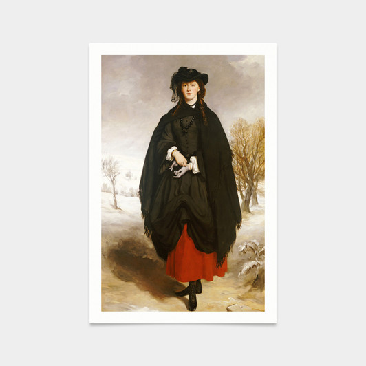 Francis Grant,Portrait of Daisy Grant,art prints,Vintage art,canvas wall art,famous art prints,V2398