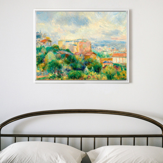 Pierre-Auguste Renoir,View From Montmartre ,canvas print,canvas art,canvas wall art,large wall art,framed wall art,p1360
