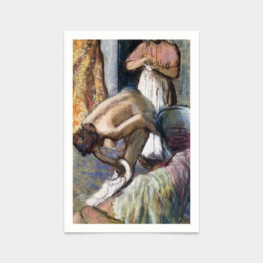 Edgar Degas,Breakfast after the Bath,art prints,Vintage art,canvas wall art,famous art prints,V2354