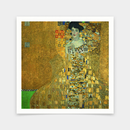 Gustav Klimt,Portrait of Adele Bloch-Bauer I,art prints,Vintage art,canvas wall art,famous art prints,q2704